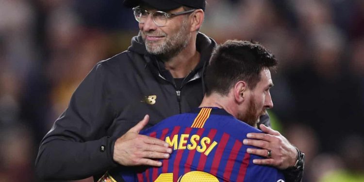 Klopp could only smile after Messi's curling shot nestled in the top corner but this result was harsh on his side.