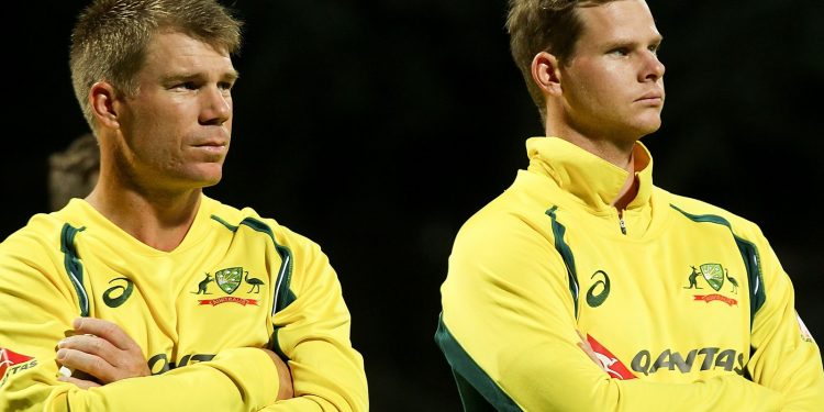 Return of David Warner (L) and Steve Smith into Australian team has been welcomed by head coach Justin Langer