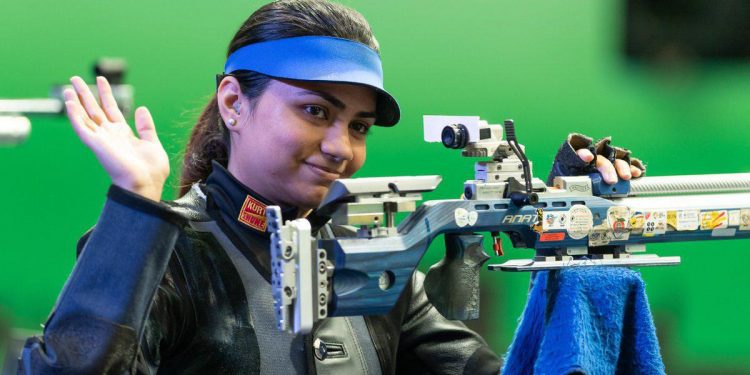 Chandela shot a world record score of 252.9 to clinch gold at the International Shooting Sport Federation (ISSF) World Cup in February.