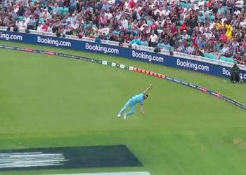 Stokes capped a man-of-the-match display in England's 104-run victory at the Oval with one of the greatest catches in World Cup history.