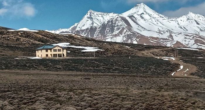 A view of the polling station in Tashigang village