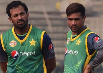 The experienced duo of Aamir and Riaz was also included in the 15-member squad.