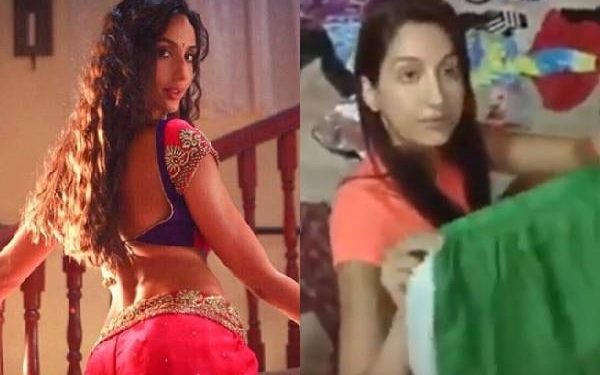 Watch video: Nora Fatehi spotted selling clothes in Bangkok market