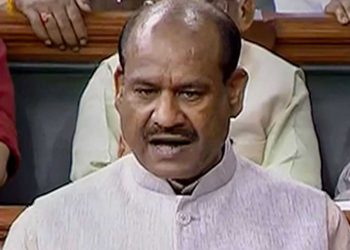 Birla was declared elected as speaker by pro-tem Speaker Virendra Kumar.