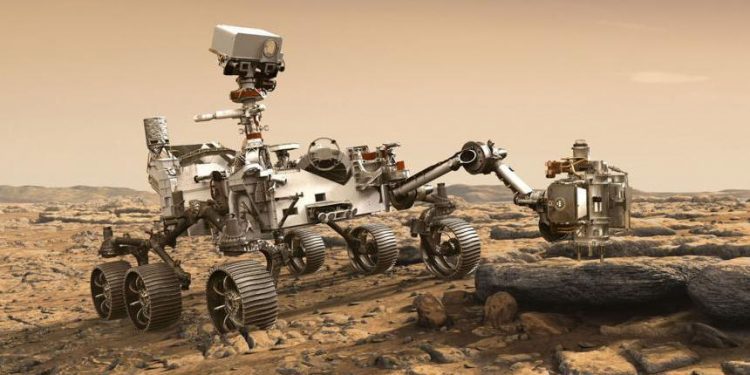 The Curiosity Mars rover