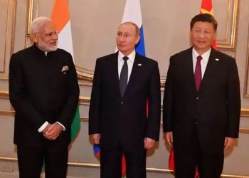 Modi, Xi and Russian President Vladimir Putin met at the recently held Shanghai Cooperation Organisation (SCO) summit at Kirgiz capital Bishkek.