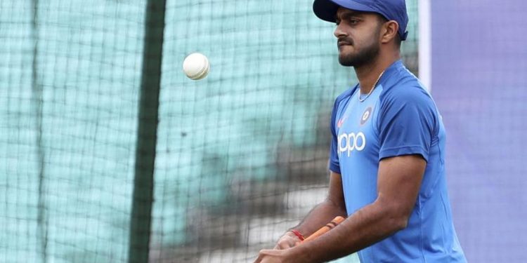 During Wednesday's training, a Jasprit Bumrah yorker hit Shankar flush on his toes and he was apparently in pain.