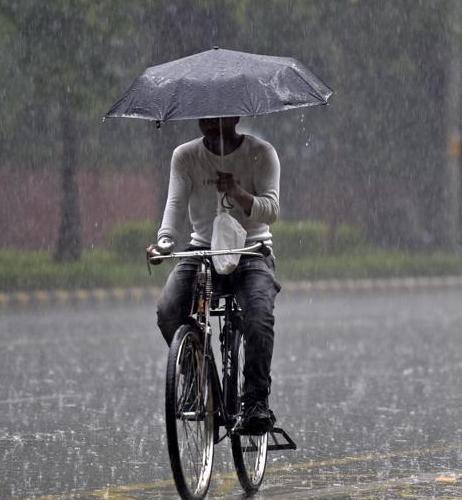 Thunderstorm and rainfall