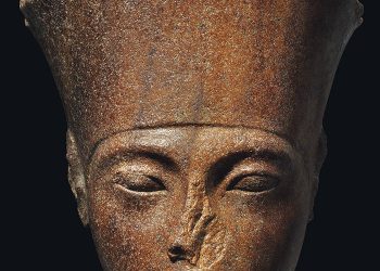 The 3,000-year-old bust was part of a statue of the God Amen -- the most revered deity of the Egyptian empire. It will global auction house Christie's sale.