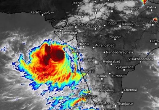 As was feared, the 'severe cyclonic storm' did not make landfall in Gujarat but was passing over the Saurashtra region.