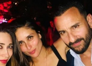 Kareena, Karisma, Saif party in London