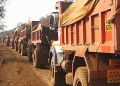 Delay in road work hits miners, truckers in Sundargarh