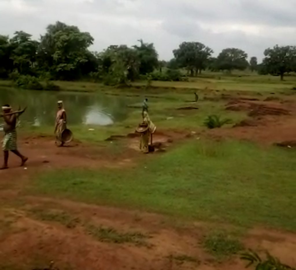 Illegal murram mining in Oupada