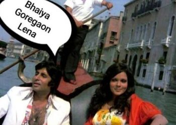 Amitabh shares funny meme on Mumbai's rain pain