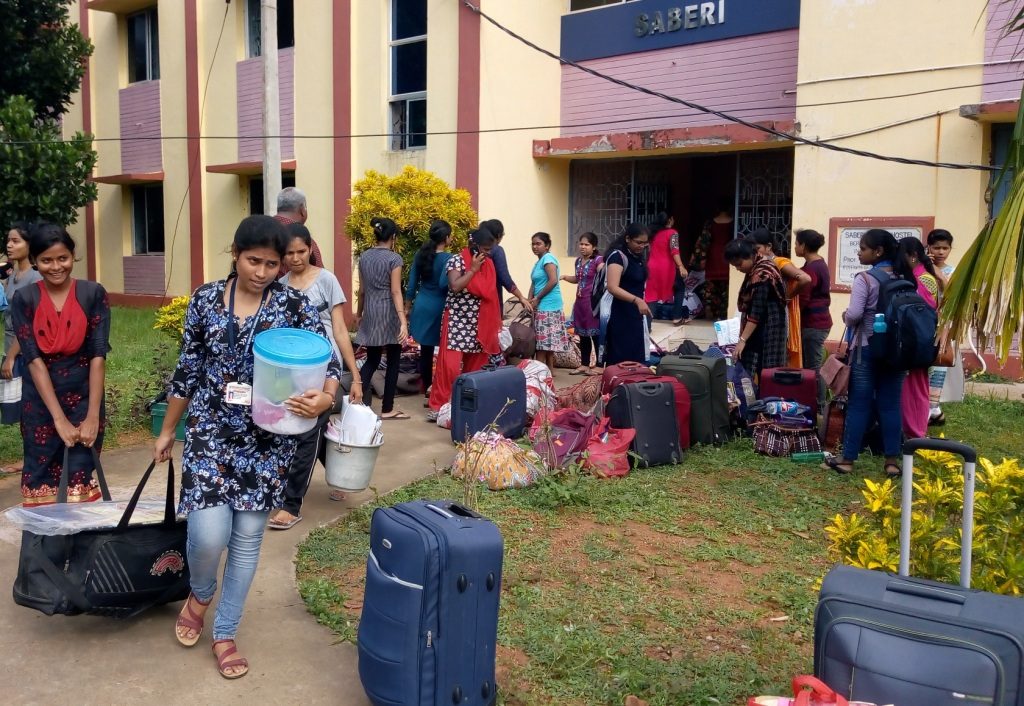 Portion of women’s hostel in Berhampur varsity collapses