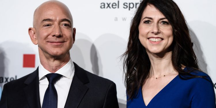 Under the agreement, MacKenzie Bezos, 49, will receive approximately 19.7 million Amazon.com shares, giving her a four percent stake in the company valued at USD 38.3 billion.