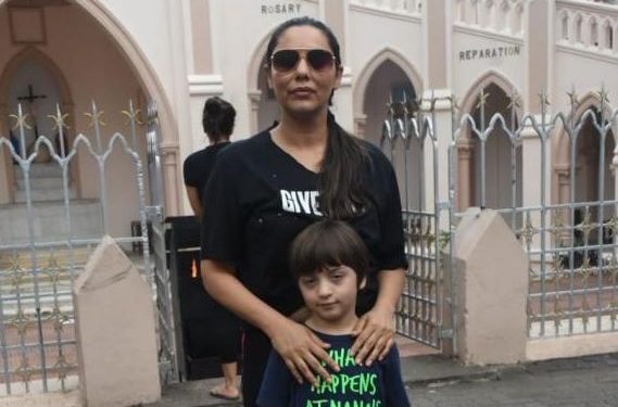 Gauri Khan's church day out with AbRam