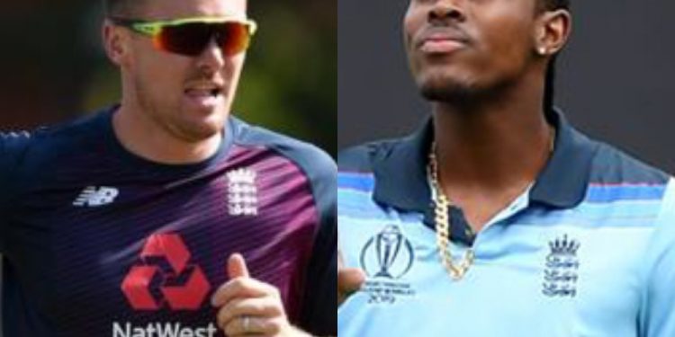 Jason Roy (L) and Jofra Archer