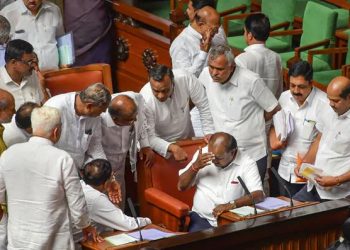 As decided by the House Business Advisory Committee Monday and scheduled, Speaker K.R. Ramesh Kumar directed the Chief Minister to move the motion for debate and floor test later.