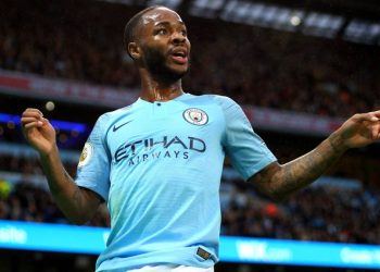 Raheem Sterling scored two goals for Manchester City