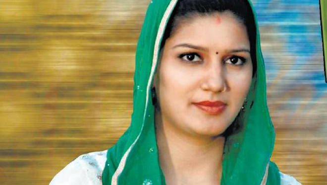 Haryanvi folk singer Sapna Chaudhary