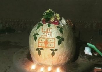 Lightning strikes this temple every 12 years and breaks Shivling