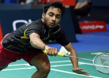 The world no. 43 Sourabh lost 9-21, 18-21 against the Thai shuttler in a contest that lasted just 39 minutes.