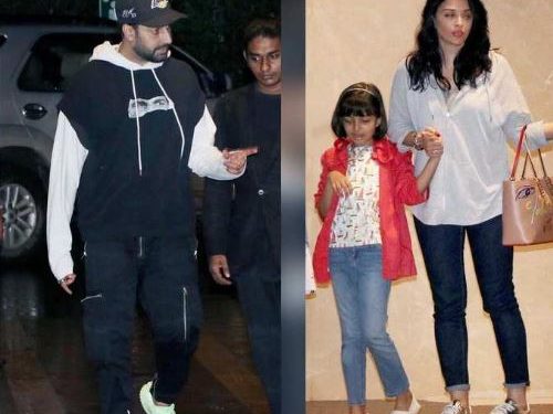 The couple was recently snapped in Mumbai on a night out with their daughter Aaradhya and the photos have gone viral.