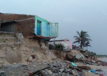 Families hit by sea-water ingress