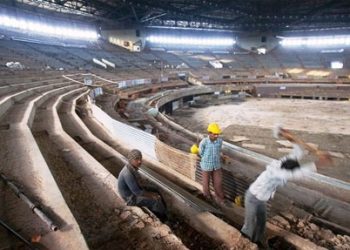 The firm had taken up a consultancy contract for upgradation and renovation of Shivaji Stadium and Talkatora Stadium, the agency said. 