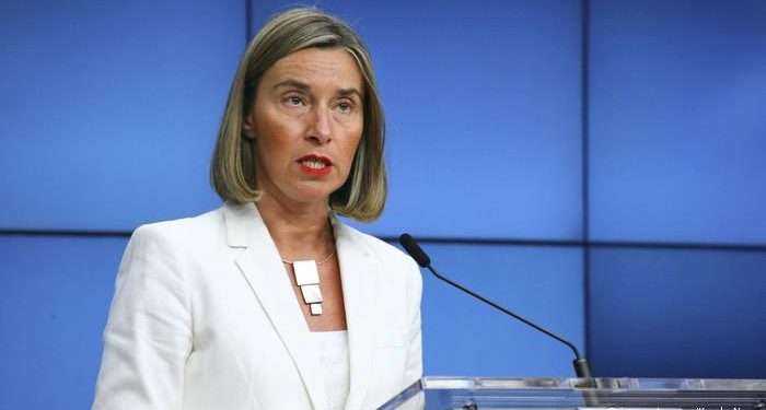 Federica Mogherini, A High Representative of the European Union for Foreign Affairs and Security Policy, released a statement