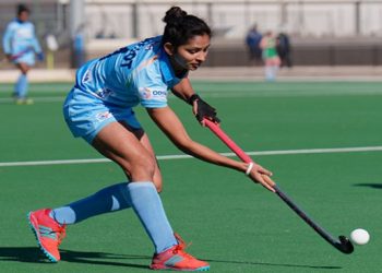 Navjot Kaur scored the first goal for India