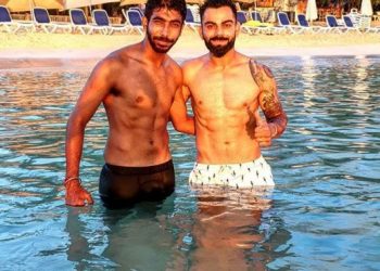 Yuvi pulls Bumrah’s leg for showing six-pack abs with Virat Kohli; see pics