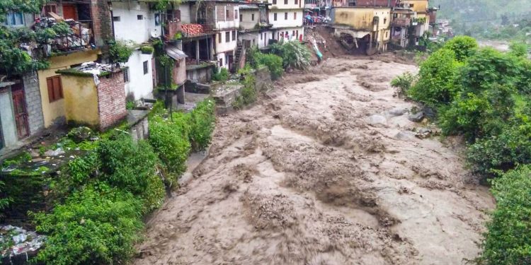 One of the landslide affected villages