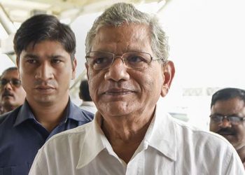 Yechury met Tarigami Thursday amid tight security at his residence in Srinagar where he is under house arrest.