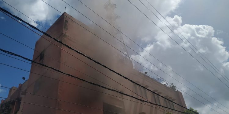 Fire breaks out at Cuttack BSNL office