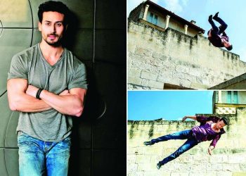 Tiger Shroff performed parkour on top of 100 houses