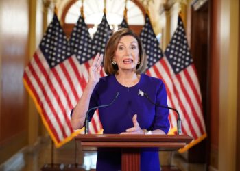 US Speaker of the House Nancy Pelosi, Democrat of California, announces a formal impeachment inquiry of US President Donald Trump on September 24, 2019, in Washington, DC. - Amid mounting allegations of abuse of power by the US president, Pelosi announced the start of the inquiry in the House of Representatives, the first step in a process that could ultimately lead to Trump's removal from office. (Photo by Mandel NGAN / AFP)        (Photo credit should read MANDEL NGAN/AFP/Getty Images)