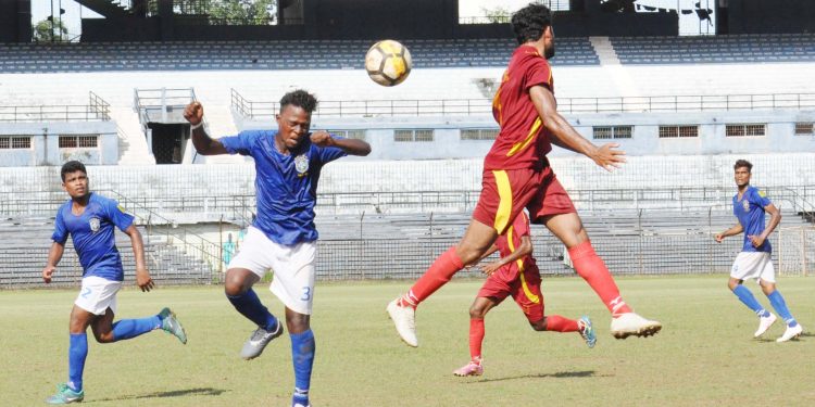 Action during one of the FAO League matches