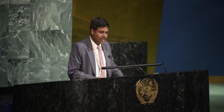 First Secretary in the Permanent Mission of India to the UN Sandeep Kumar Bayyapu.