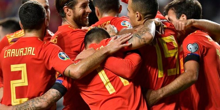 Spain next take on Norway in Oslo October 12, before visiting Solna to face Sweden three days later.