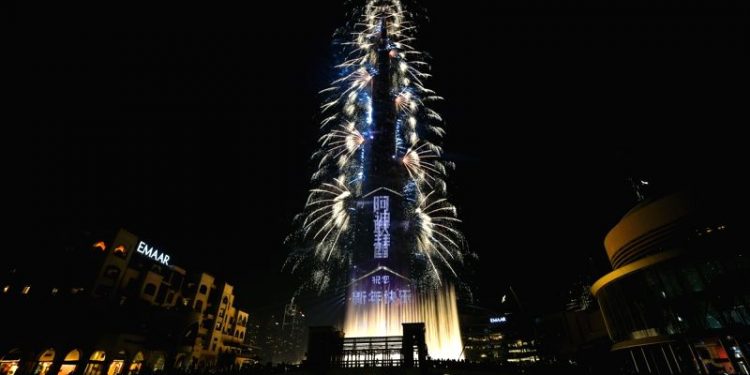 Burj Khalifa lights up in 'Friends' theme