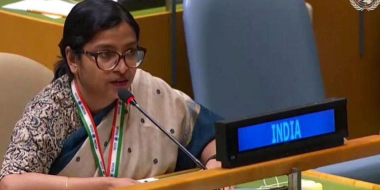 First Secretary in India's Permanent Mission to the UN Vidisha Maitra