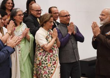 The delegation, which included Kashmiri Pandits from across the US, met Prime Minister Modi on his arrival in Houston as part as part of his week-long visit to the US.