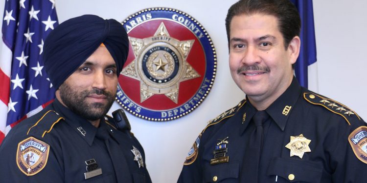 Sandeep Singh Dhaliwal, Harris County Sheriff's deputy, was shot while conducting a traffic stop, Sheriff Ed Gonzalez said.