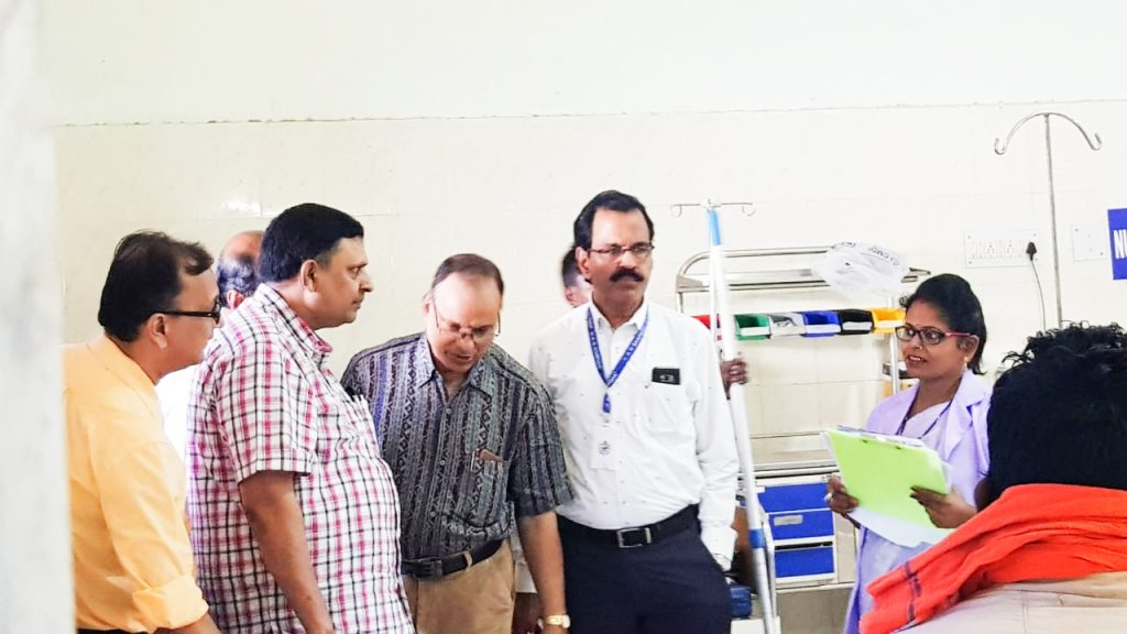 CRM team inspects healthcare infra status in Mayurbhanj dist