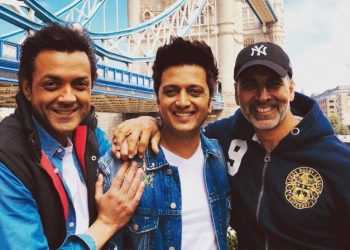 (From left) Bobby Deol, Rietesh Deshmukh and Akshay Kumar