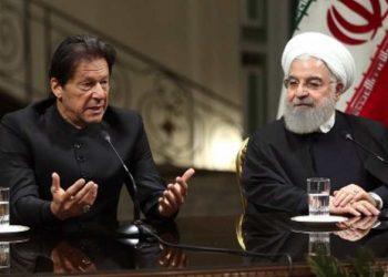 Pakistan PM Imran Khan and Iran President Hassan Rouhani