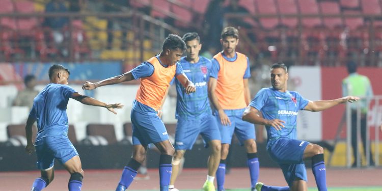 Odisha FC players during practice