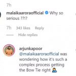 Why so serious: Malaika on Arjun's Insta post